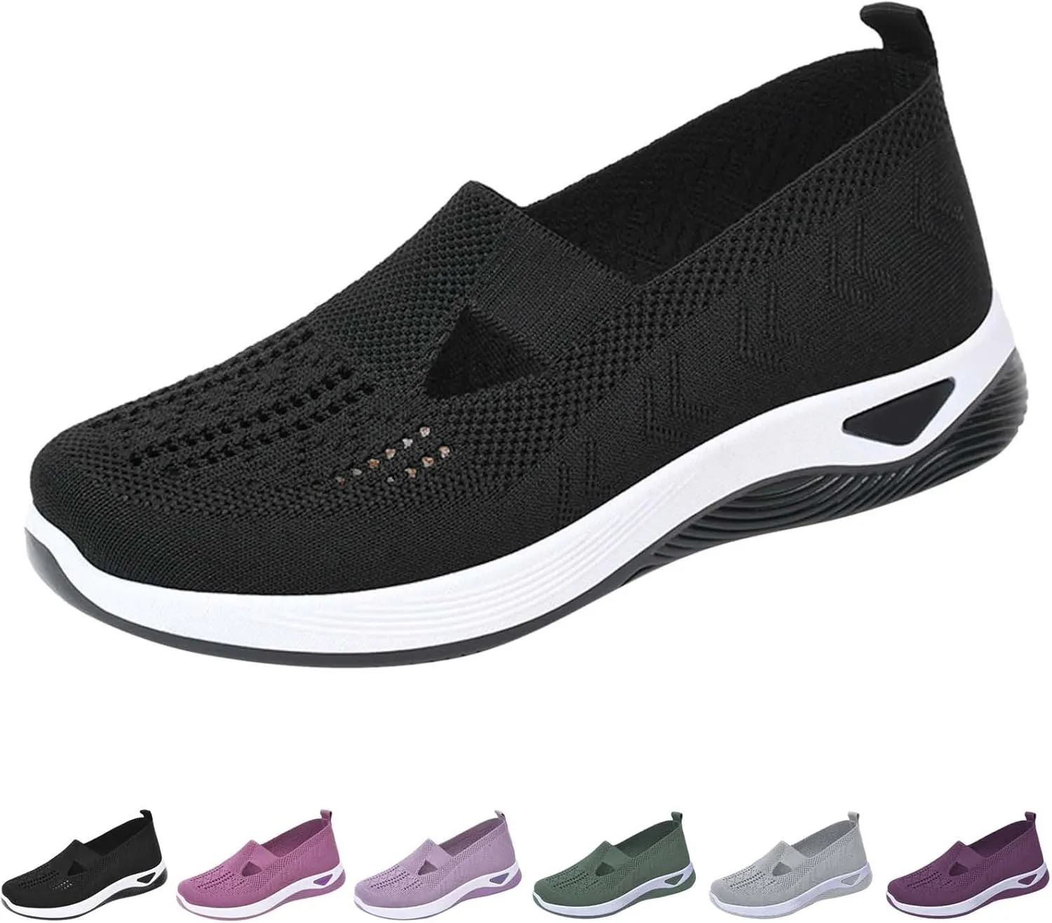 Women's Woven Orthopedic Breathable Soft Sole Running Shoes for Men Comfort Men's Casual Shoes Platform Sneakers Brown Tennis Shoe White Loafers