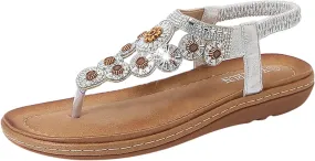 Yoga Mat Comfortable Flat Sandal for Women Comfortable Casual Summer Cool Shoes Comfortable Walking Sandals
